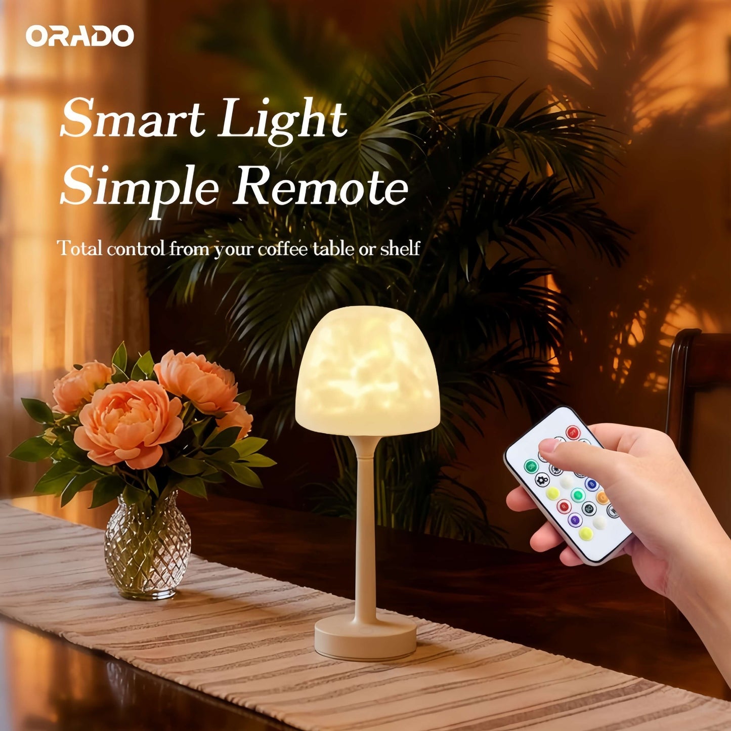Dual-Light Water Ripple Table Lamp