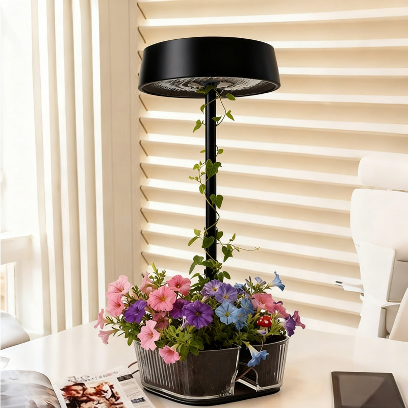 ORADO Modern Table Lamp with Acrylic Tray – Decorative Plant Light, Aroma Lamp, Desk Organizer & Minimalist Home Decor Lighting Wireless