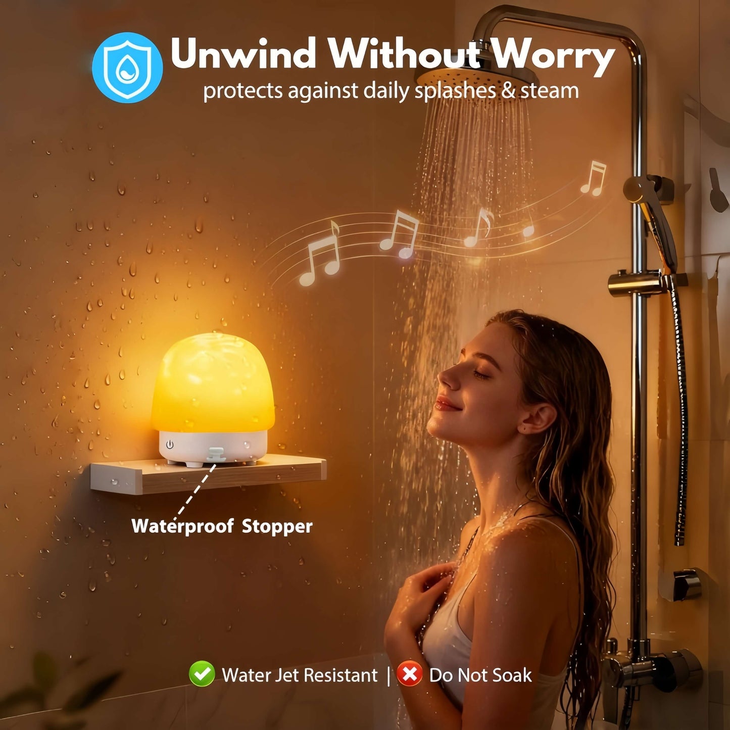 Water Ripple Speaker Lamp
