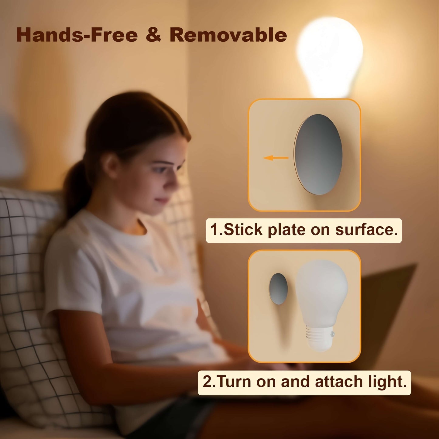 Oversized Bulb Sensor Lamp
