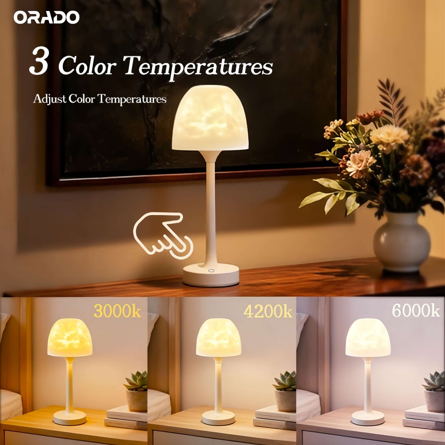 Dual-Light Water Ripple Table Lamp
