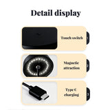 ORADO Modern Table Lamp with Acrylic Tray – Decorative Plant Light, Aroma Lamp, Desk Organizer & Minimalist Home Decor Lighting Wireless