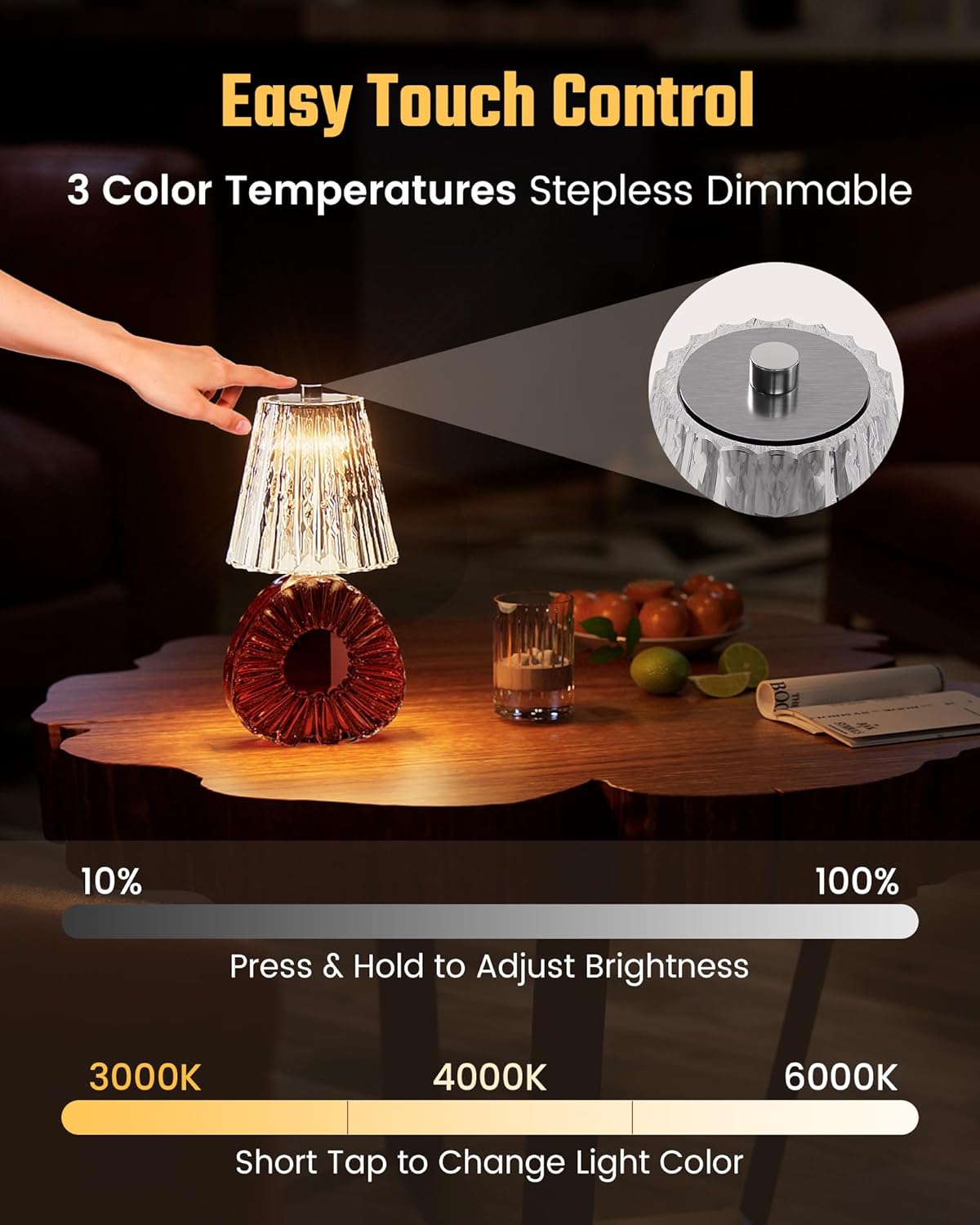 Portable Bottle Top Atmosphere Lamp