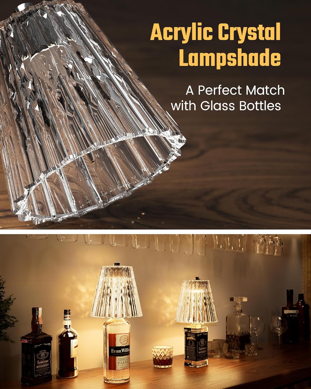 Portable Bottle Top Atmosphere Lamp