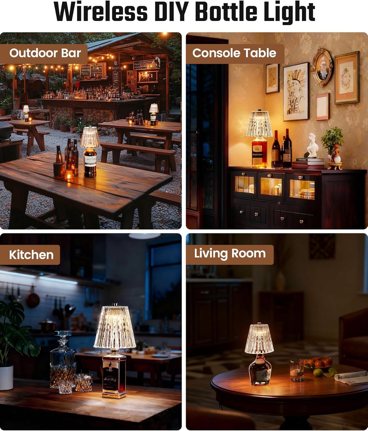 Portable Bottle Top Atmosphere Lamp
