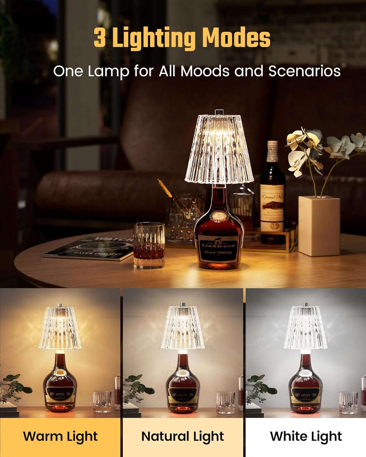 Portable Bottle Top Atmosphere Lamp