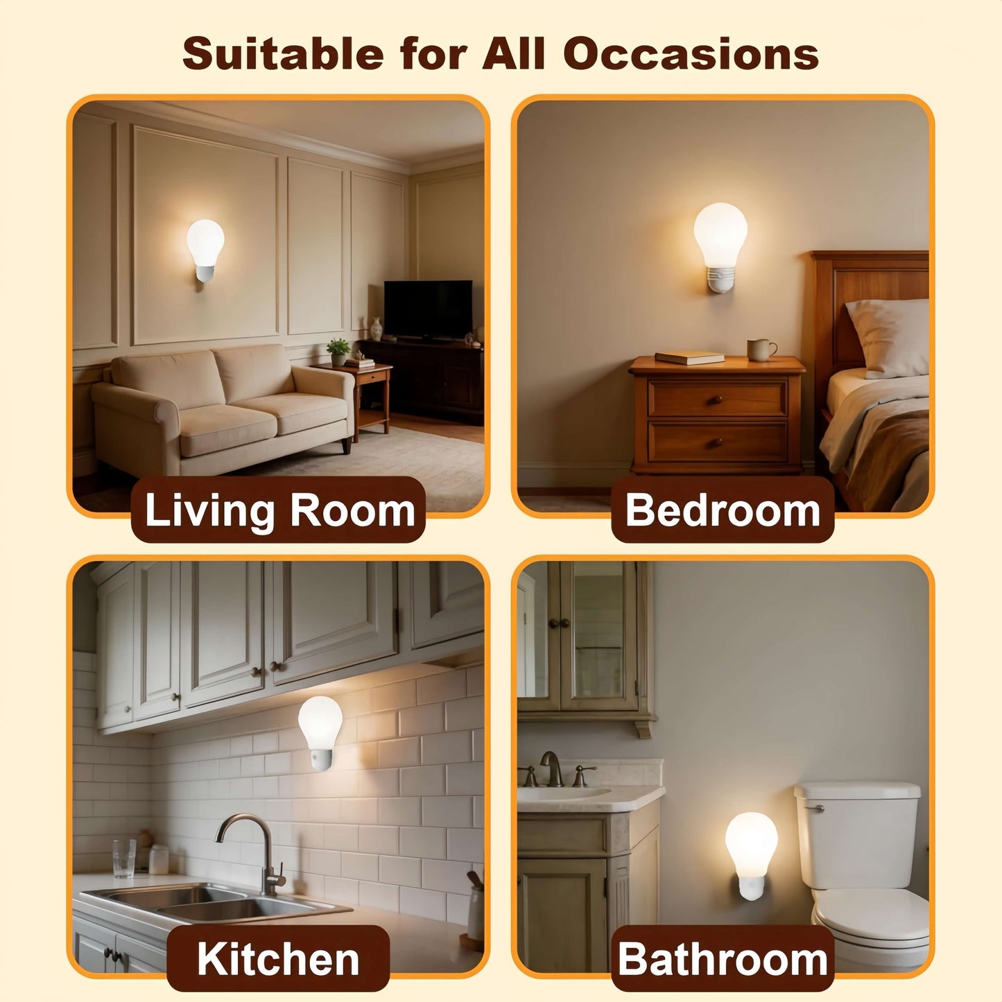 Oversized Bulb Sensor Lamp