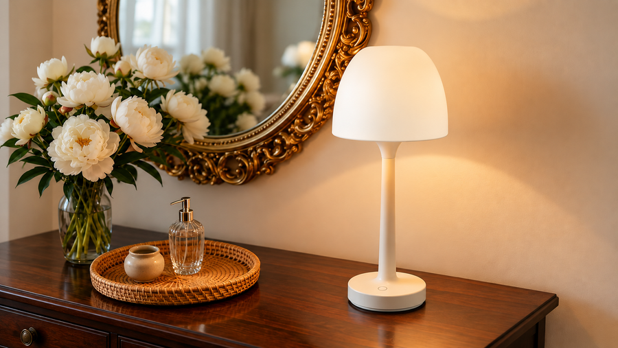 Dual-Light Water Ripple Table Lamp